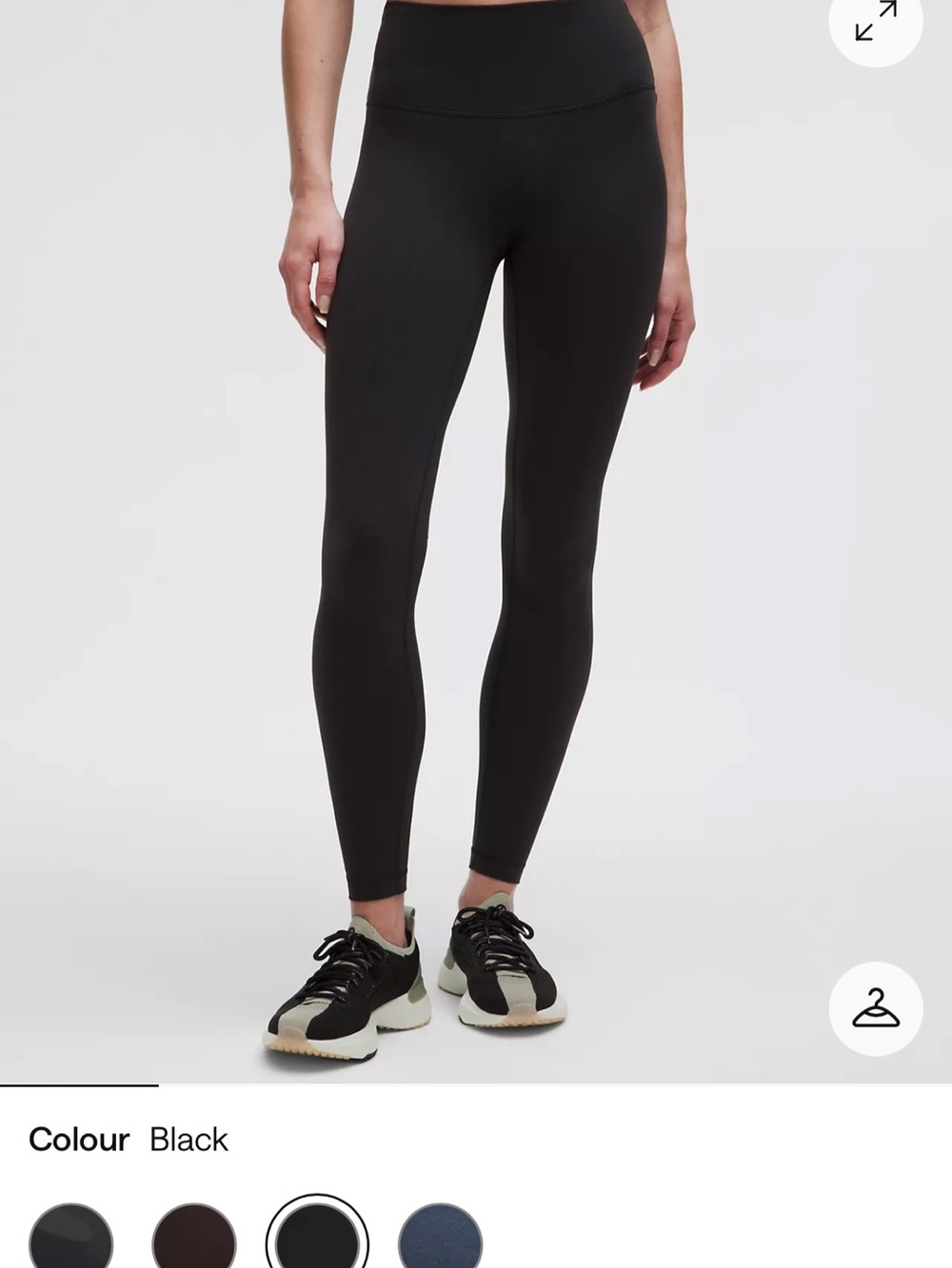 LuluLemon Wunder Train High-Rise Tight 28 Black Active Leggings